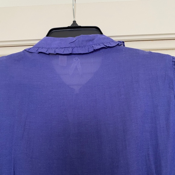 Maeve Blue Shirtdress from Anthropologie size 8 - Picture 8 of 9